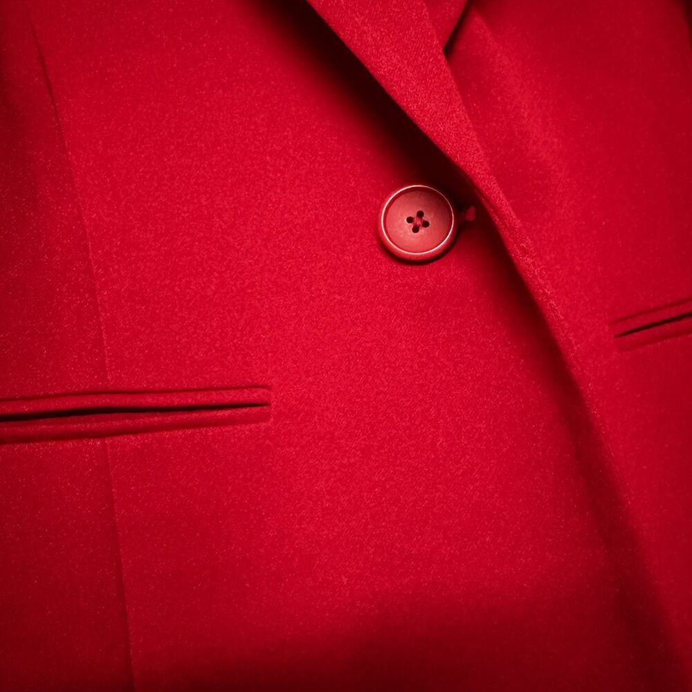 Women's Red Blazer for Professional Wear